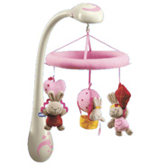 Chicco Dreamy Mamma Rabbits Mobile in Pink